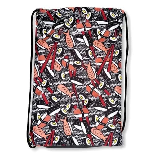 ARENA Team Sack Drawstring Swim Bag, Grey Melange | Water-Resistant & Backpack-Convertible thumbnail 3