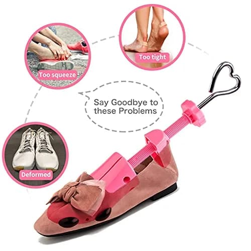 Topsome Shoe Stretcher for Women US 5.5-10 | 4-Way Expander Widener for Wide Feet & Bunions thumbnail 5