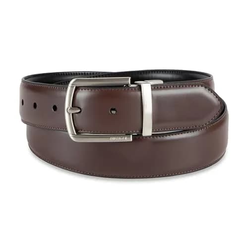 Tommy Hilfiger Men's Reversible Leather Belt XL (42-44) | Classic Black/Brown Casual Accessory thumbnail 3