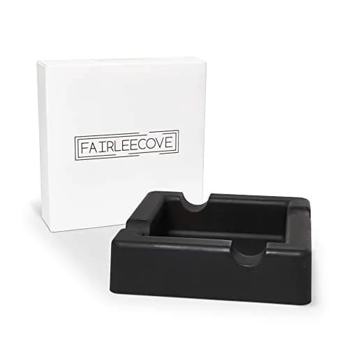 FairleeCove Cigar Ashtray for Large Gauge Cigars | Unbreakable Silicone, Wide Shelf, Indoor Outdoor Use thumbnail 3