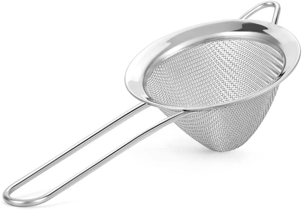 KAFOOR Fine Mesh Strainer - 3.3 Inch Conical Sieve - Tea & Food Strainer, Stainless Steel, Durable & Rust-Resistant thumbnail 2