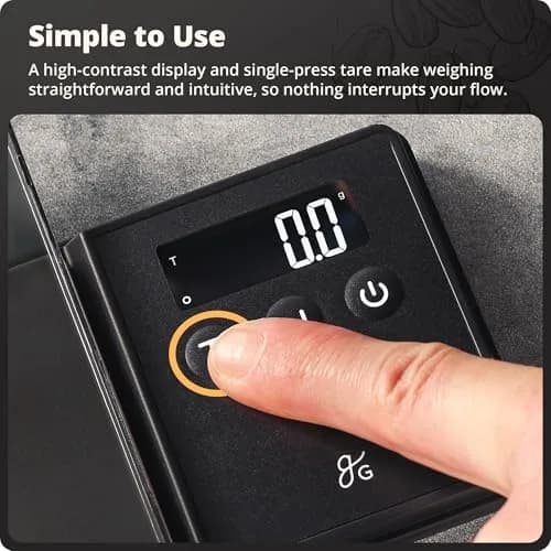 Greater Goods Digital Espresso Scale with 0.1g Precision, 750g Capacity | Compact, Accurate, for Home Espresso thumbnail 5