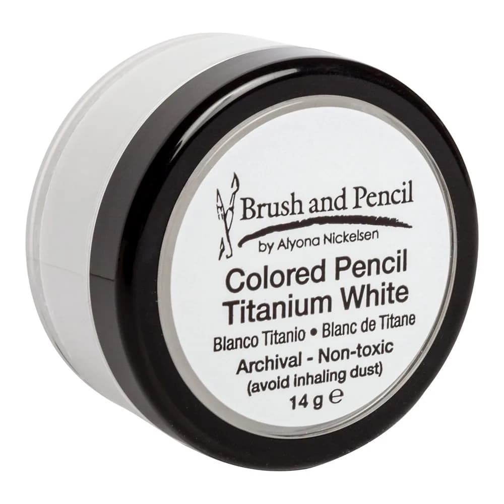 Brush and Pencil Colored Pencil Titanium White | Bright White for Art & Drawing - main product image