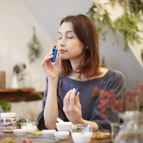 Bekith Set of 8 Colors Empty Essential Oil Personal Inhaler Refillable Aromatherapy Nasal Inhaler Tubes Aluminum and Glass, Portable Nasal Inhalers with 20 Cotton Wicks | Reusable & Refillable thumbnail 6