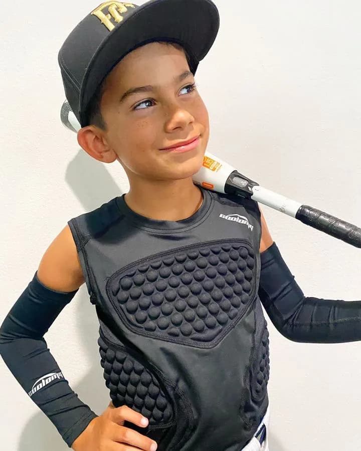 COOLOMG Youth Impact Protection Gear Impact Protection Gear | Breathable, Impact-Absorbing Chest Protector for Kids thumbnail 5