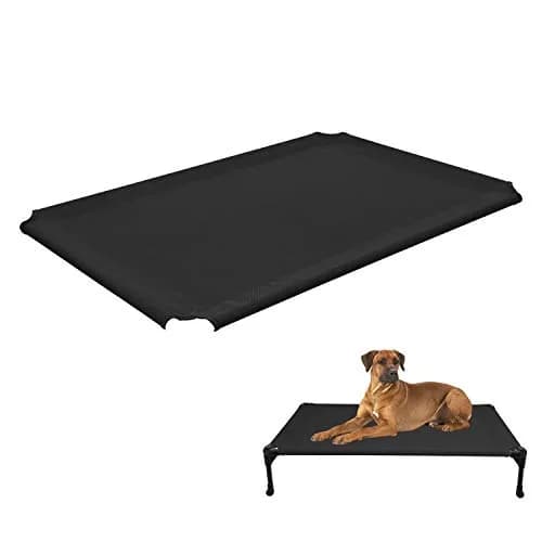 Veehoo Replacement Dog Bed Cover for CWC1803 Cot 106.68cm x 76.2cm (42"x30") | Breathable Mesh Fabric for Cooling Comfort thumbnail 1