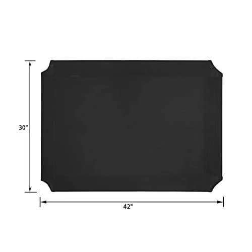 Veehoo Replacement Dog Bed Cover for CWC1803 Cot 106.68cm x 76.2cm (42"x30") | Breathable Mesh Fabric for Cooling Comfort thumbnail 3