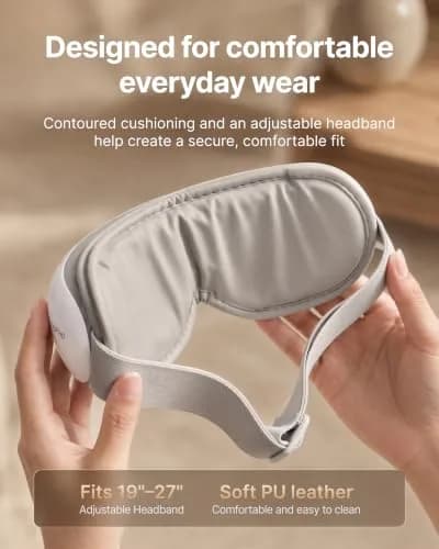 RENPHO Eyeris 1 Eye Massager with Heat | Heated Eye Mask for Relaxation & Migraine Relief thumbnail 6