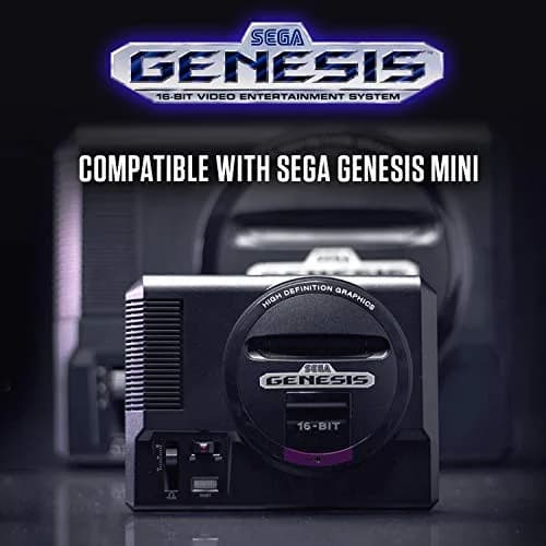 Retro-Bit SEGA Genesis 6-Button Wired USB Controller (Clear Blue) | Officially Licensed PC Gaming Controller thumbnail 7