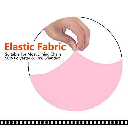 SARAFLORA Office Chair Cover- Large, Pink | Removable, Washable Protector for Office & Study thumbnail 2