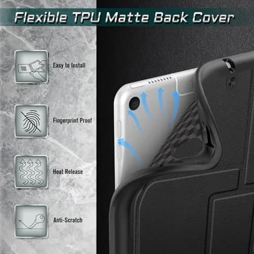 Fintie Magnetic Stand Case for iPad Air 3rd Gen & iPad Pro 10.5" 2017 | Black PU Leather Folio with 6-Angle Stand & Pencil Holder thumbnail 7