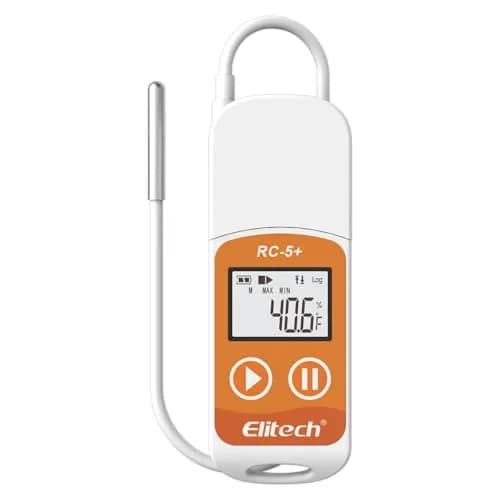 Elitech RC-5+ TE Digital PDF USB Temperature Data Logger 32000 Points | High Accuracy with External Sensor thumbnail 1