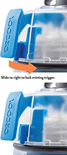O2COOL Mist N Sip 20 oz Insulated Plastic Sports Bottle | Misting & Drinking with Cool Design thumbnail 5