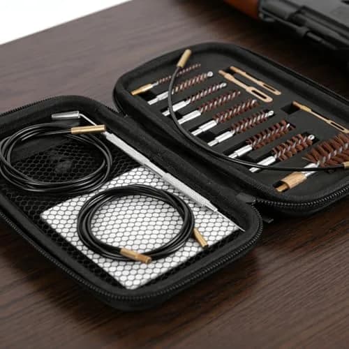 BOOSTEADY Gun Cleaning Kit .17 .22/.223/5.56MM .243 .280 .30 .357/9MM .40 .45 12GA | Multi-Caliber Bore Brushes & Coated Cables thumbnail 4