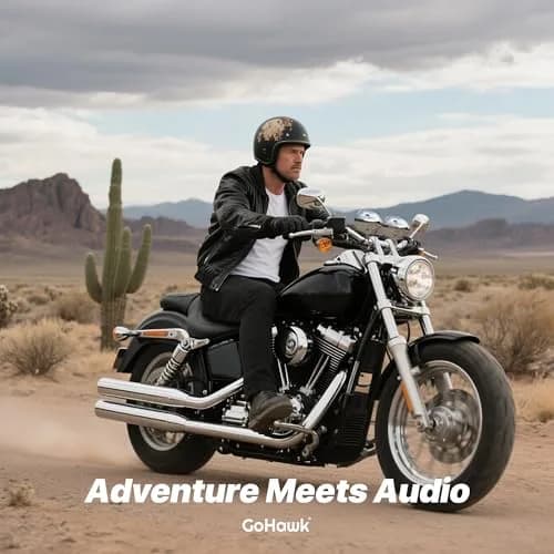 GoHawk Motorcycle Speakers Bluetooth 4 Inch Waterproof Radio Audio System | 100W Waterproof Handlebar Speakers thumbnail 5