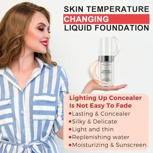 God Blomster SPF 15 Colour Changing Foundation 2 Pack | Moisturizing Liquid Makeup for Women thumbnail 9