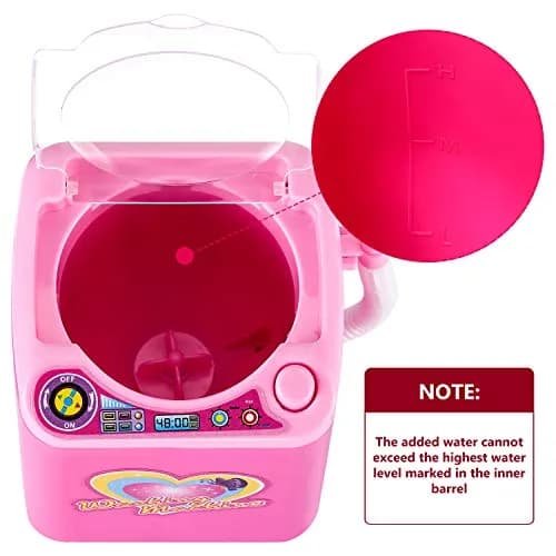 Hsei Mini Washing Machine for Makeup Brushes & Sponges | Portable, Electric, Travel-Friendly thumbnail 2