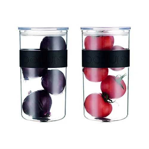 Bodum Presso Airtight Food Storage Jar 2L (Black) | BPA-Free Plastic, Dishwasher & Microwave Safe thumbnail 3