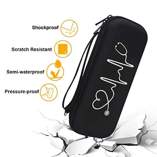 BOVKE Hard Case for 3M Littmann Classic III/Cardiology IV/MDF Stethoscope | Durable, Compact & Waterproof thumbnail 2