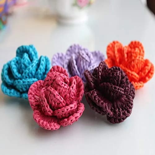 Rayon Crochet Raffia Yarn Red Natural Cotton Yarn for Hats & Bags, 280 Meters (306 Yards) | Breathable & Durable for Year-Round Crafting thumbnail 5