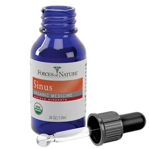 Forces of Nature Sinus Relief Nasal Decongestant 10ml | Organic Homeopathic Sinus Medicine thumbnail 2