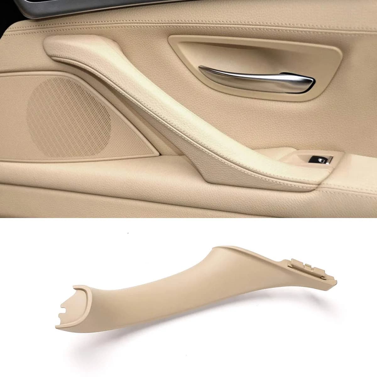 Jaronx Door Pull Handle for BMW 5 Series F10/F11 520 523 2010-2016 | Beige - main product image
