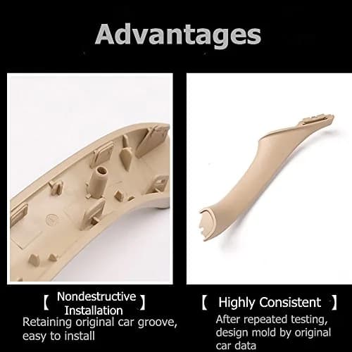 Jaronx Door Pull Handle for BMW 5 Series F10/F11 520 523 2010-2016 | Beige thumbnail 5