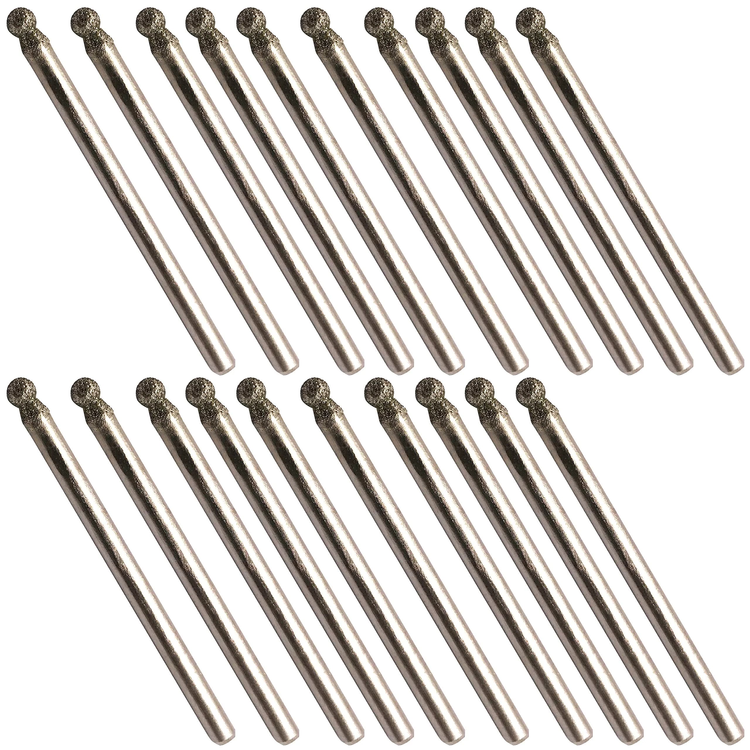 NACX Diamond Mounted Point 3mm Ball Head 45mm | Precision Grinding for Jade & Ceramic - main product image