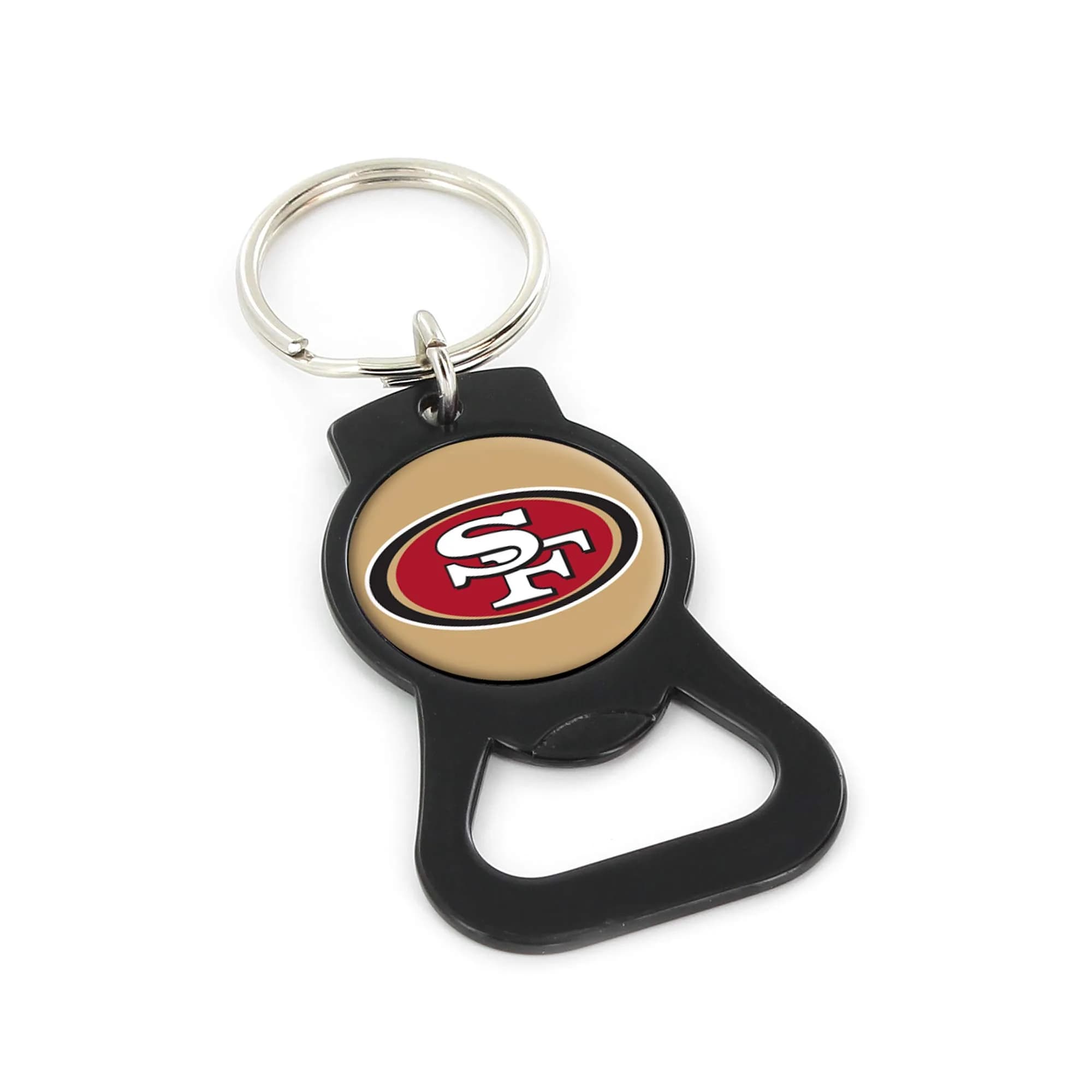 aminco NFL San Francisco 49ers Bottle Opener Keychain | Officially Licensed, Aluminum, Team Colors - main product image