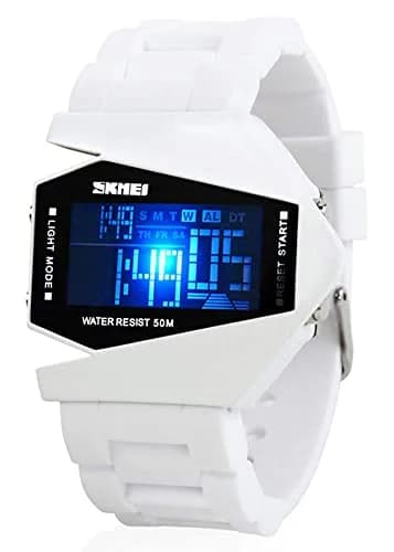 Gosasa Men's Digital Airplane Watch 47mm (1.85 inches) | 7 Color LED Backlight, 5ATM Water Resistant thumbnail 1