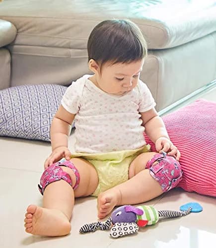 Simply Kids Toddler Knee Pads for Crawling & Walking (2 Pairs, Unicorn) | Adjustable Baby Knee Protector for 6-24 Months thumbnail 7