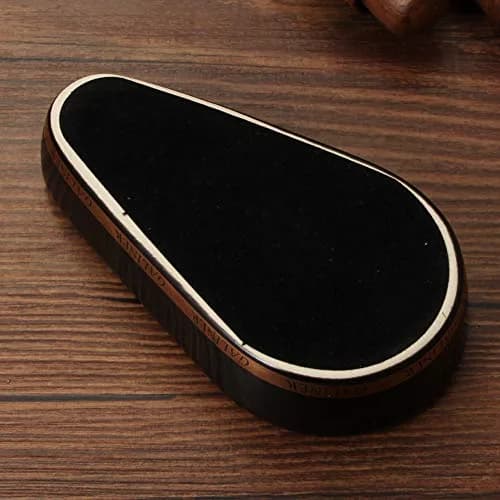 G galiner Ceramic Cigar Ashtray with Golden Line | Travel Portable Outdoor Ashtray thumbnail 7