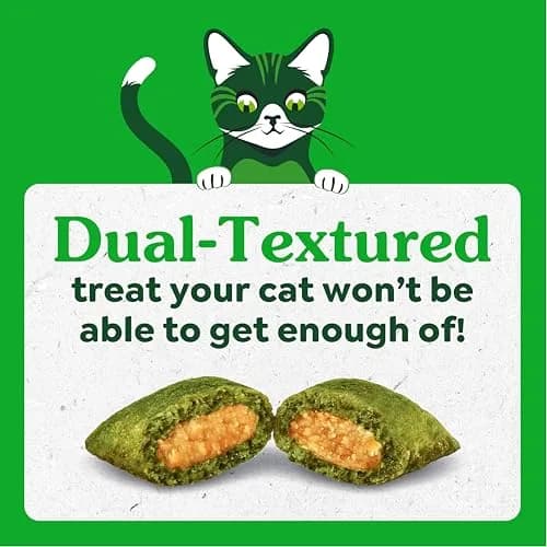 Greenies Feline Smartbites Skin & Fur Treats Salmon 4.6 oz | Omega-3 Support for Healthy Skin & Fur thumbnail 5