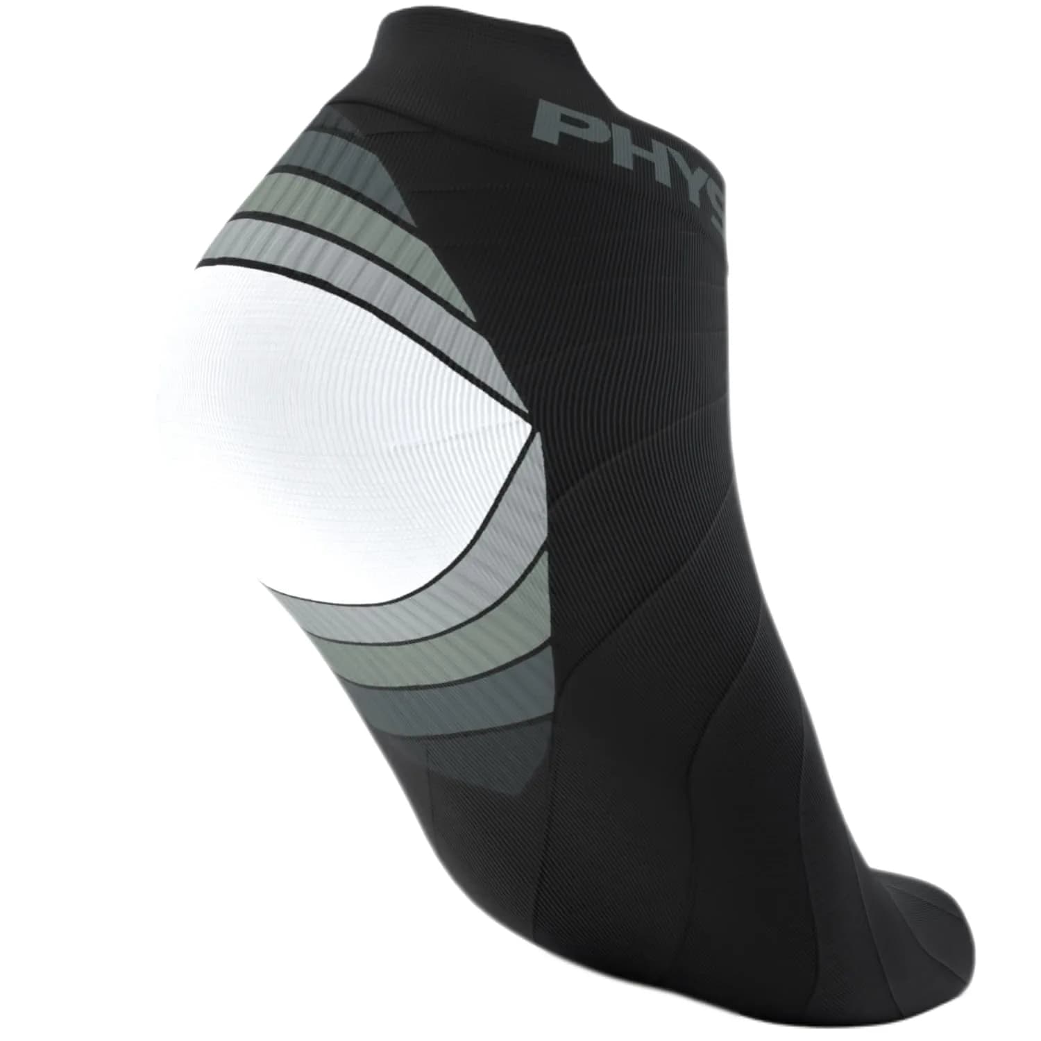 Physix Gear Short Compression Socks for Men & Women - Low Support Ankle Socks, Breathable, Seamless, Ideal for Running & Swelling, L/XL - main product image
