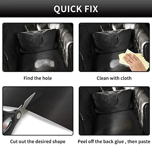 Numola Leather Repair Patch, 8×11 Inch Self-Adhesive Dark Wine Red | Waterproof, Easy Cut, Strong Adhesive thumbnail 8