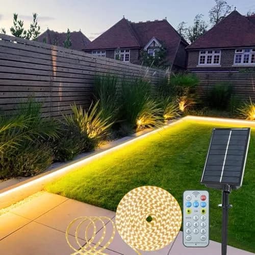 echosari STRING_LIGHT 16.4Ft 320 LED Solar Waterproof Outdoor Pathway Light thumbnail 1