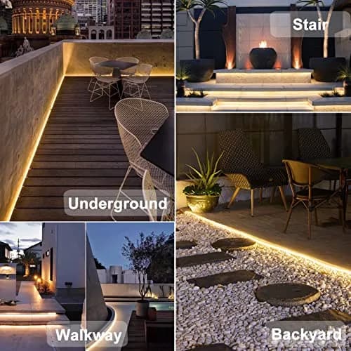 echosari STRING_LIGHT 16.4Ft 320 LED Solar Waterproof Outdoor Pathway Light thumbnail 3