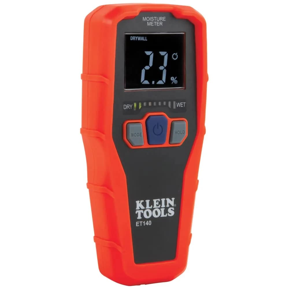 Klein Tools ET140 Pinless Moisture Meter | 19 mm (3/4-Inch) Depth Detection - main product image