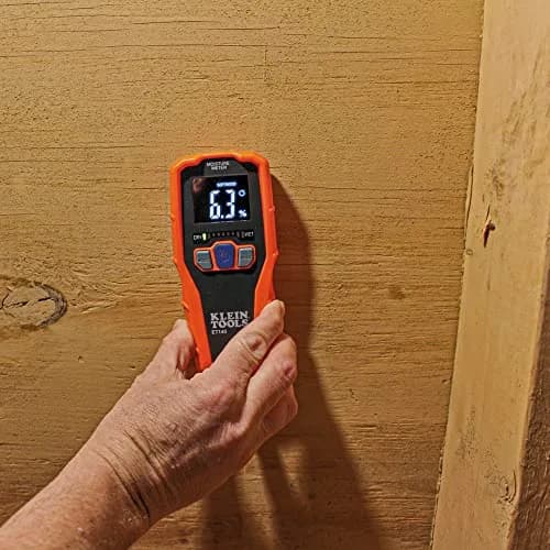 Klein Tools ET140 Pinless Moisture Meter | 19 mm (3/4-Inch) Depth Detection thumbnail 7