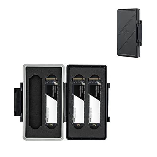 JJC M.2 NVMe SSD Storage Case Holder Box for 4x 2280/2260/2242/2230 SSDs | Water-Resistant, Anti-Shock, Dustproof thumbnail 1