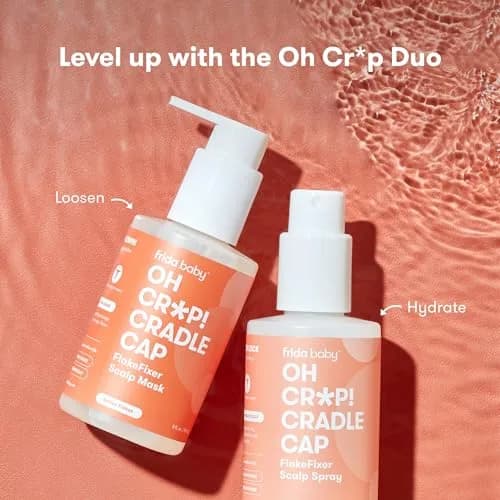 Frida 3-Step Cradle Cap System | Gentle Baby Scalp Care Kit with FlakeFixer, Brush & Comb (1 Count) thumbnail 6