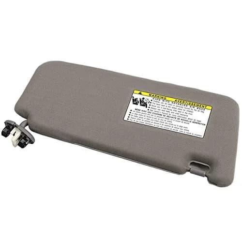 Ezzy Auto Gray Left Driver Side Sun Visor for Toyota Camry 2007-2011 | Sunroof & Light Compatible thumbnail 4