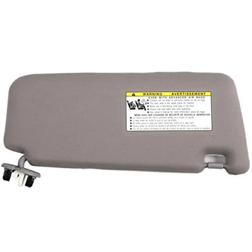 Ezzy Auto Gray Left Driver Side Sun Visor for Toyota Camry 2007-2011 | Sunroof & Light Compatible thumbnail 3