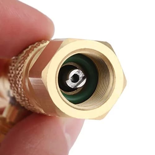 Aupoko Valve Core Remover Installer Tool R410A R22 AC Schrader Valve Core Remover with Dual Size 1/4"-5/16" Port | HVAC Drain Line Blow Out Tool thumbnail 7