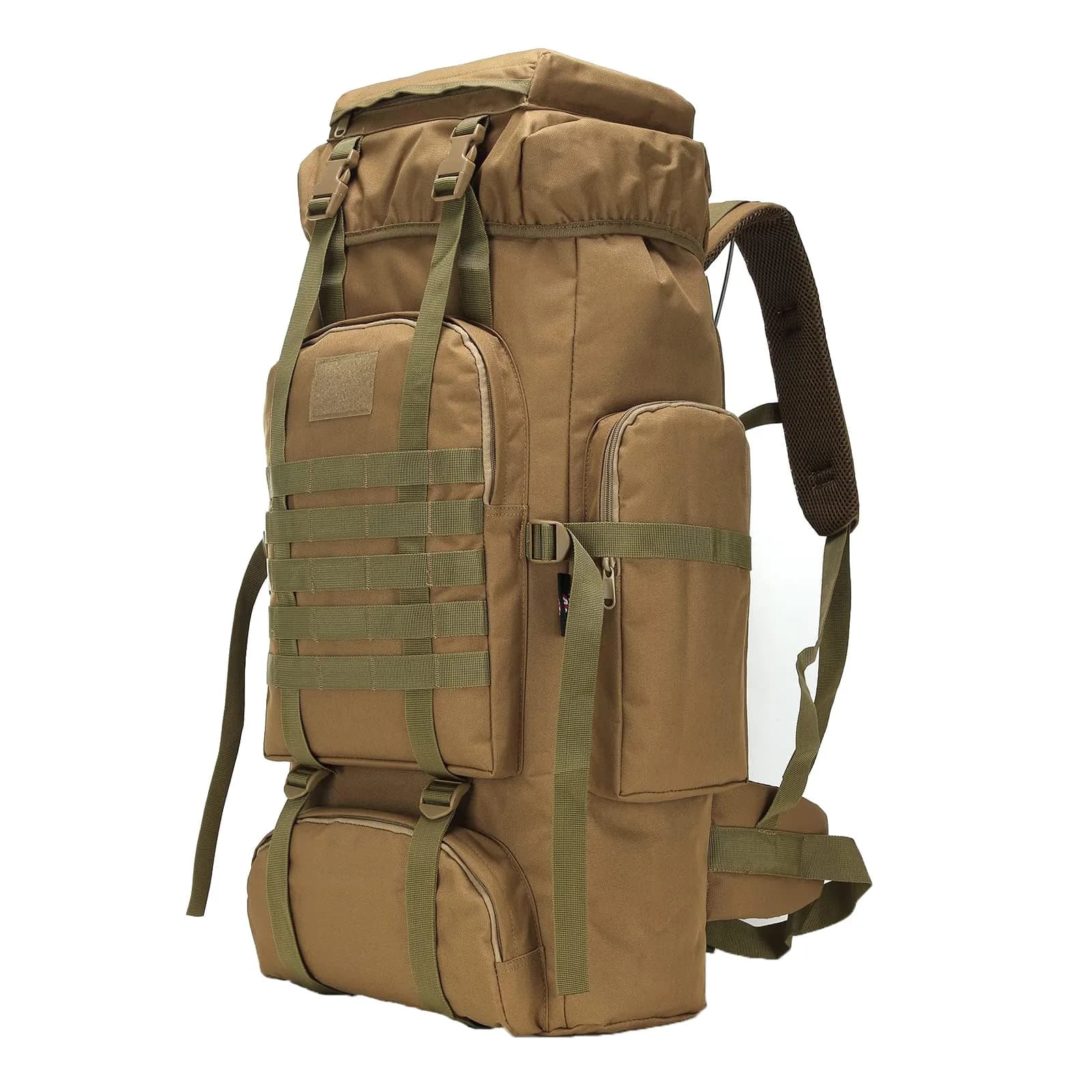 W WINTMING 70L Hiking Backpack for Men | Military Rucksack with Molle System & Expandable Capacity