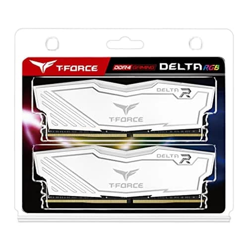 TEAMGROUP T-Force Delta RGB DDR4 16GB (2x8GB) 3200MHz CL16 Desktop Memory Kit White | 16GB (2x8GB) 3200MHz CL16 thumbnail 8