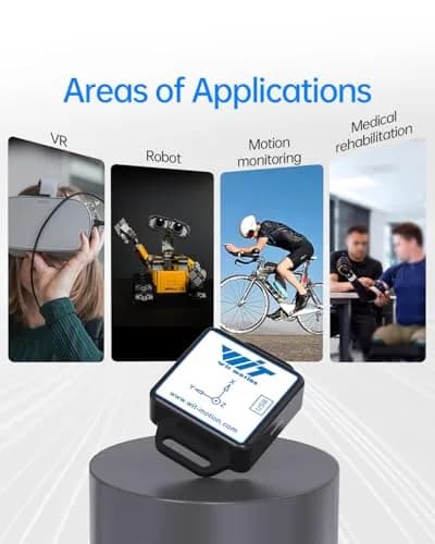 WITMOTION WT901BLECL 9-Axis IMU Sensor 51.5mm x 36.1mm x 15mm | Bluetooth 5.0 Accelerometer Inclinometer with Kalman Filter thumbnail 9