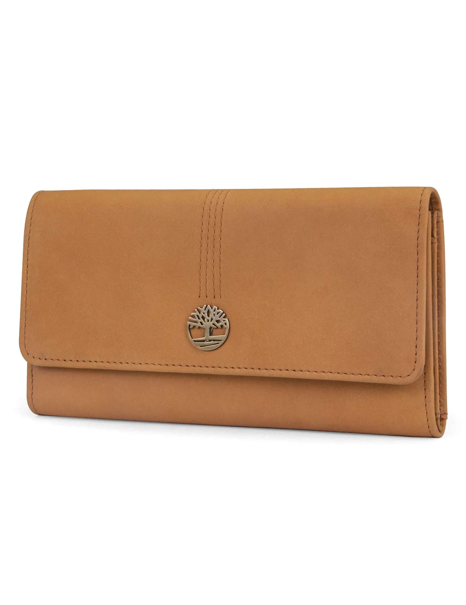 Timberland Women's Leather RFID Flap Wallet Clutch Organizer 19.7cm (7.75") | Secure Card Holder for India - main product image