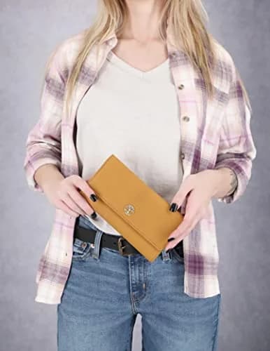Timberland Women's Leather RFID Flap Wallet Clutch Organizer 19.7cm (7.75") | Secure Card Holder for India thumbnail 6