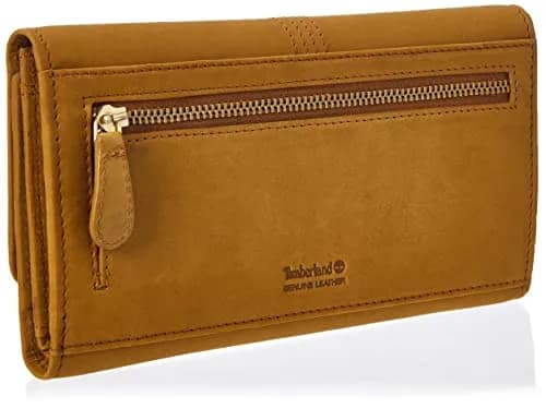 Timberland Women's Leather RFID Flap Wallet Clutch Organizer 19.7cm (7.75") | Secure Card Holder for India thumbnail 2